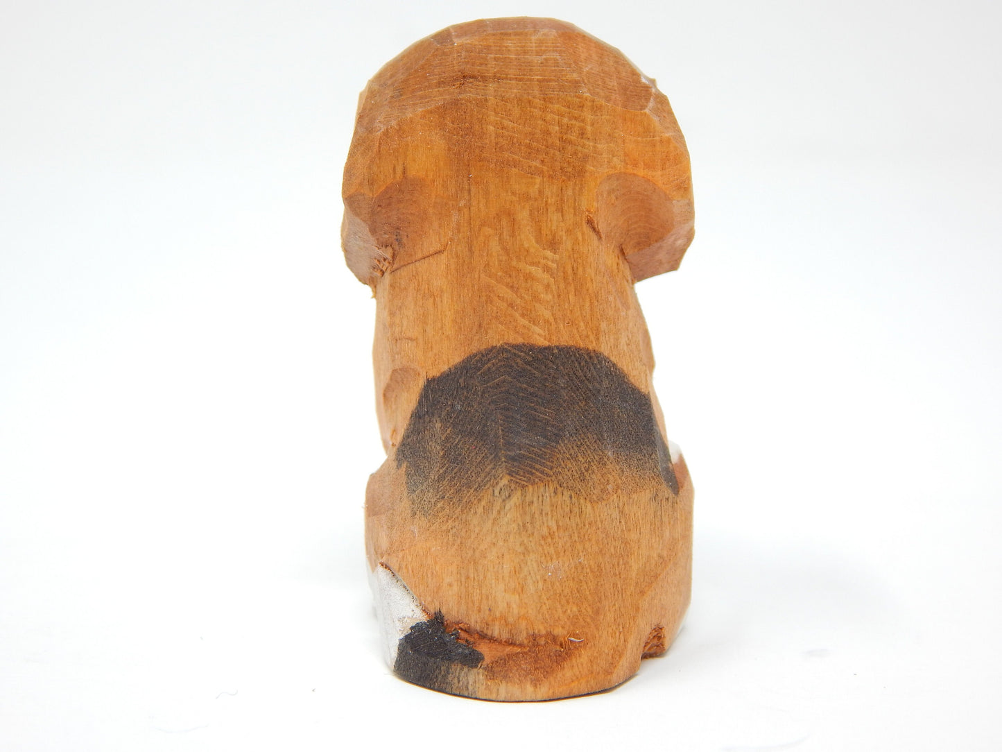 Beagle Dog Puppy Pet Keychain Ring Clip Charm Miniature Wood Mini Figurine Small Animal